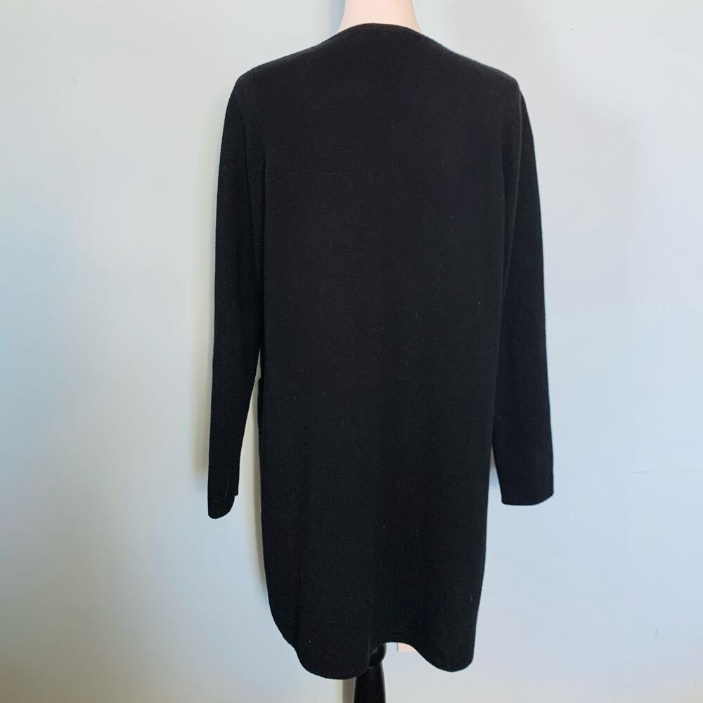 J. Crew 365 Juliette Collarless Sweater-Blazer in Black Size XS - Picture 4 of 9